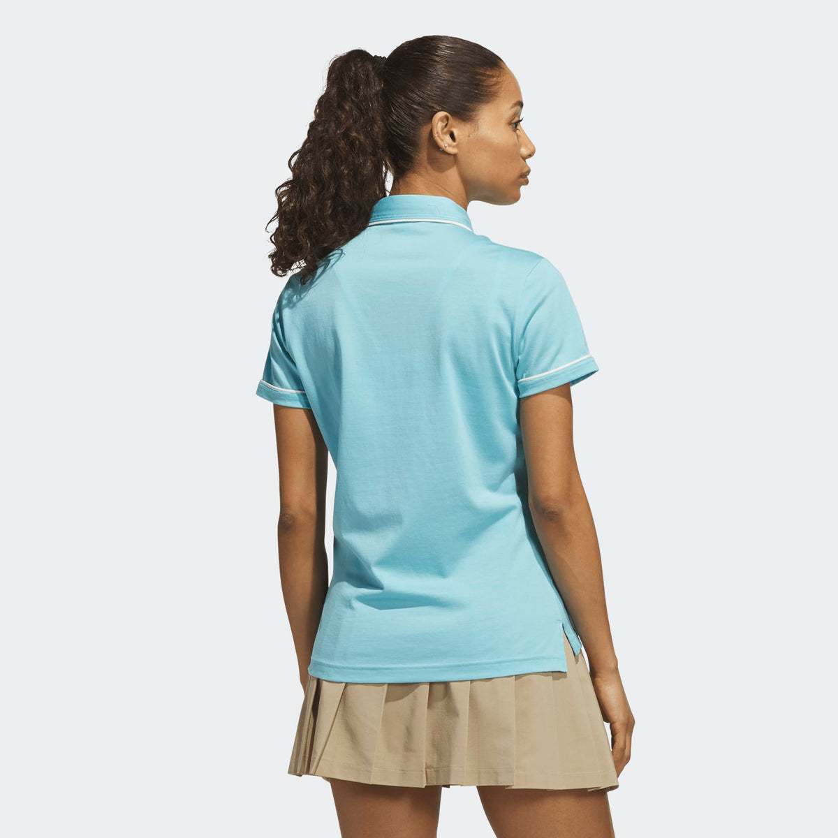 Adidas Originals Solid Polo - Light Aqua