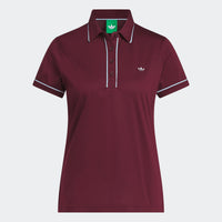 Adidas Originals Solid Polo - Maroon