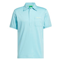 Adidas Originals Archive Pocket Polo Shirt - Light Aqua