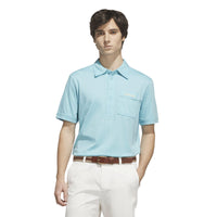 Adidas Originals Archive Pocket Polo Shirt - Light Aqua
