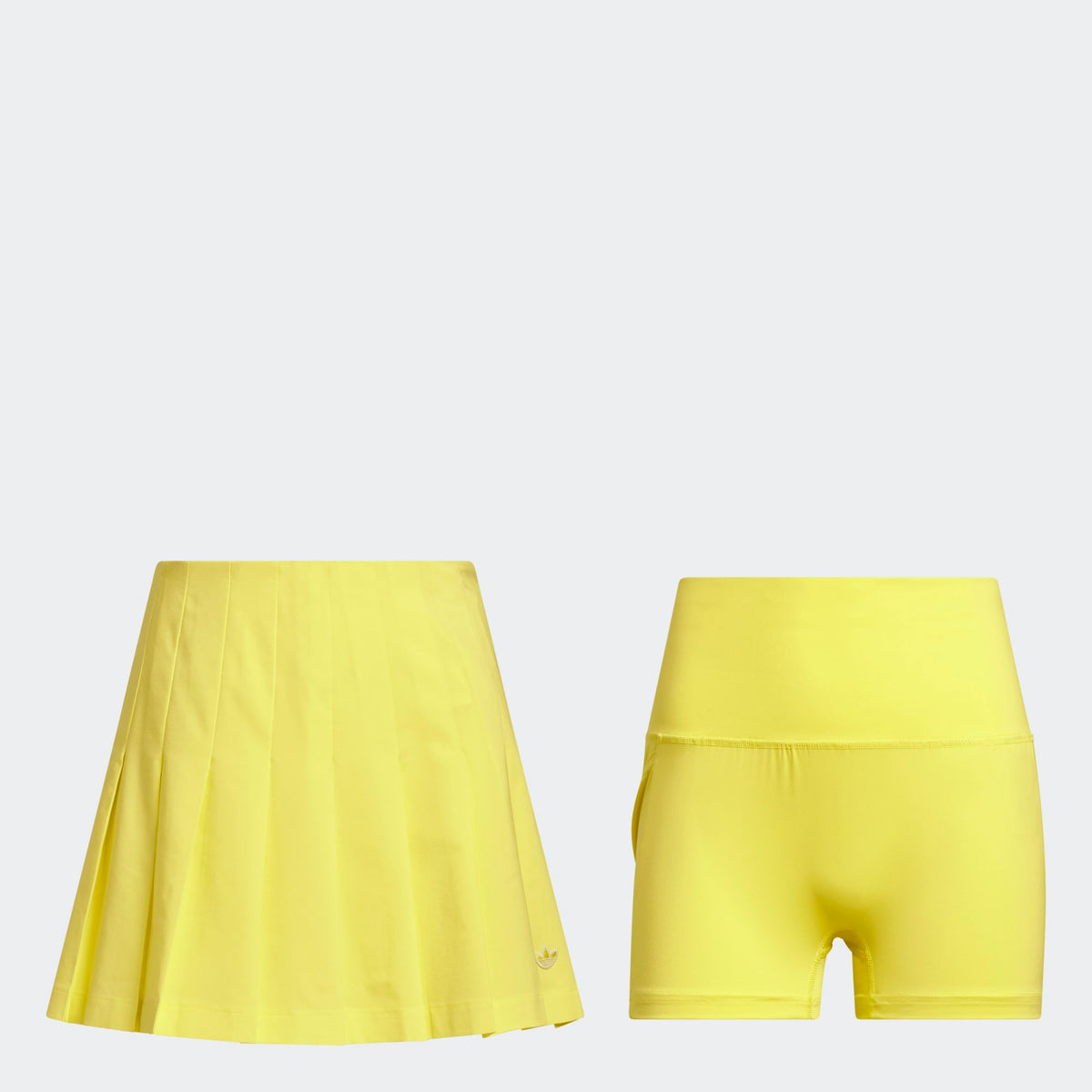 Adidas Originals Pleated Skort - Pure Lemon