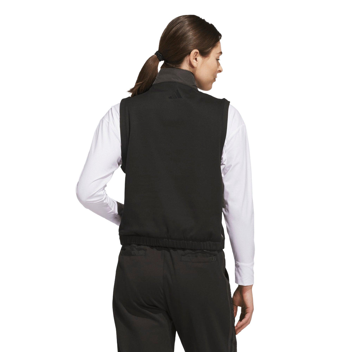 Adidas Beyond The Course Climawarm Half-Zip Loose Vest - Black