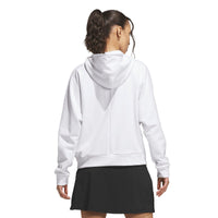 Adidas Beyond The Course Snap Climawarm Loose Hoodie - White