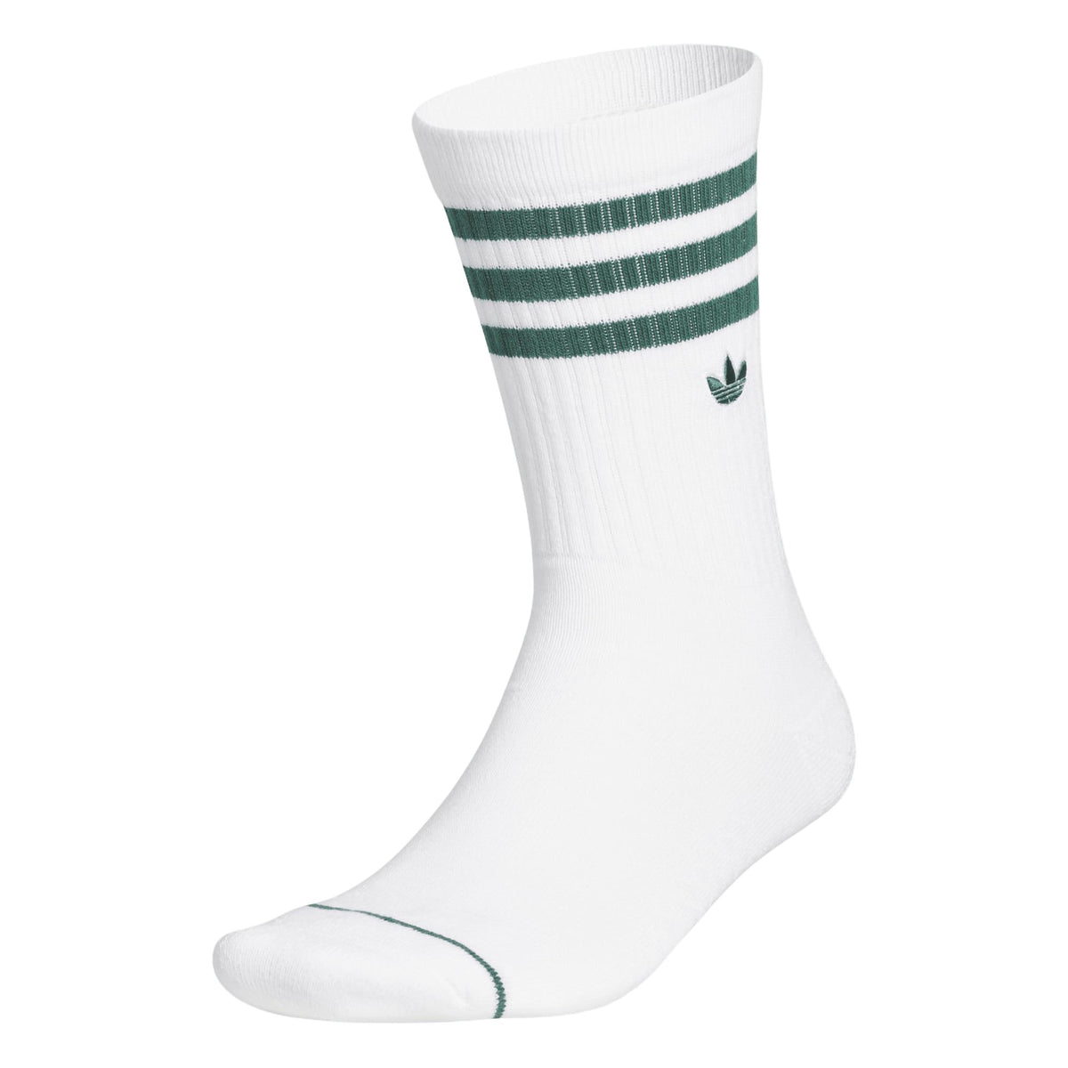 Adidas Originals Crew Socks - White / Collegiate Green