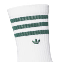 Adidas Originals Crew Socks - White / Collegiate Green