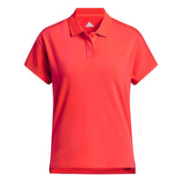 Adidas Ultimate365+ Butterspun Loose Polo Shirt - Lucid Red