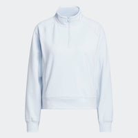 Adidas Ultimate365+ Climawarm Loose Quarter-Zip Hoodie - Crystal Sky