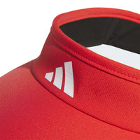 Adidas Women's Wide Tour Visor - Semi Lucid Red