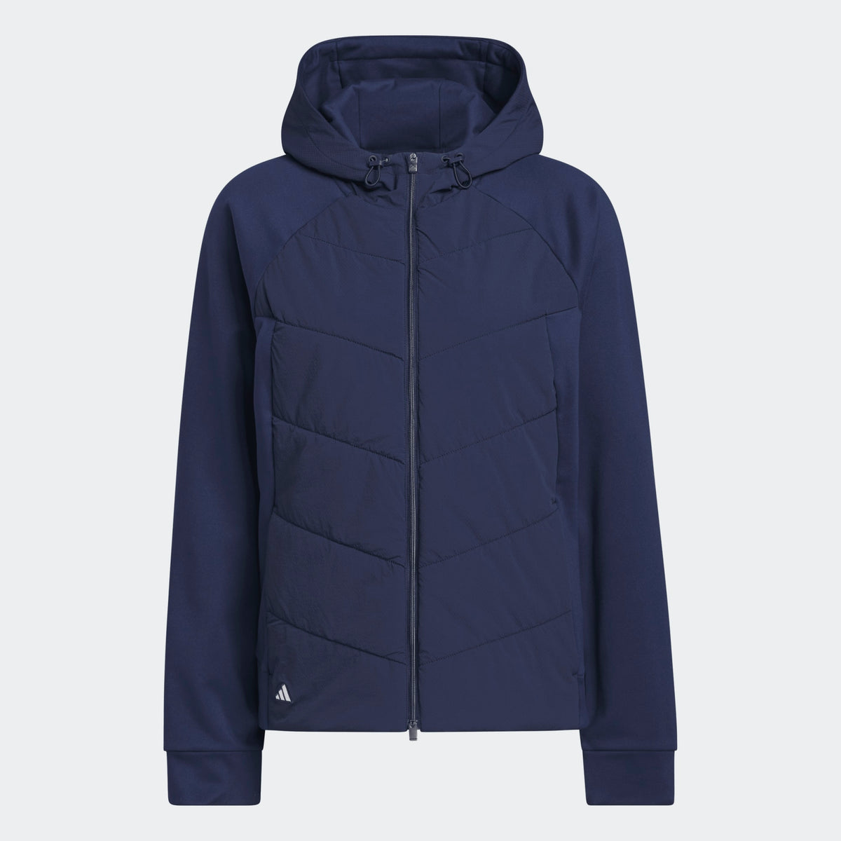 Adidas Ultimate365+ Course Control Quilted Hooded Jacket - Collegiate Navy