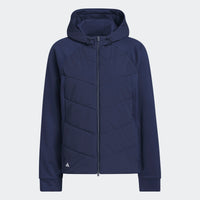 Adidas Ultimate365+ Course Control Quilted Hooded Jacket - Collegiate Navy