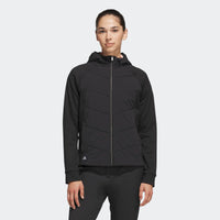 Adidas Ultimate365+ Course Control Quilted Hooded Jacket - Black