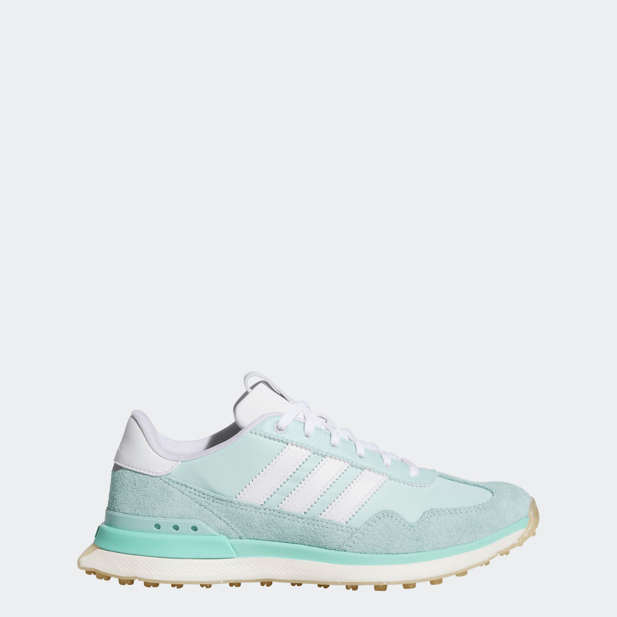 Adidas S2g 26 Textile Spikeless Golf Shoes - Semi Frozen Aqua / Cloud White / Solar Aqua