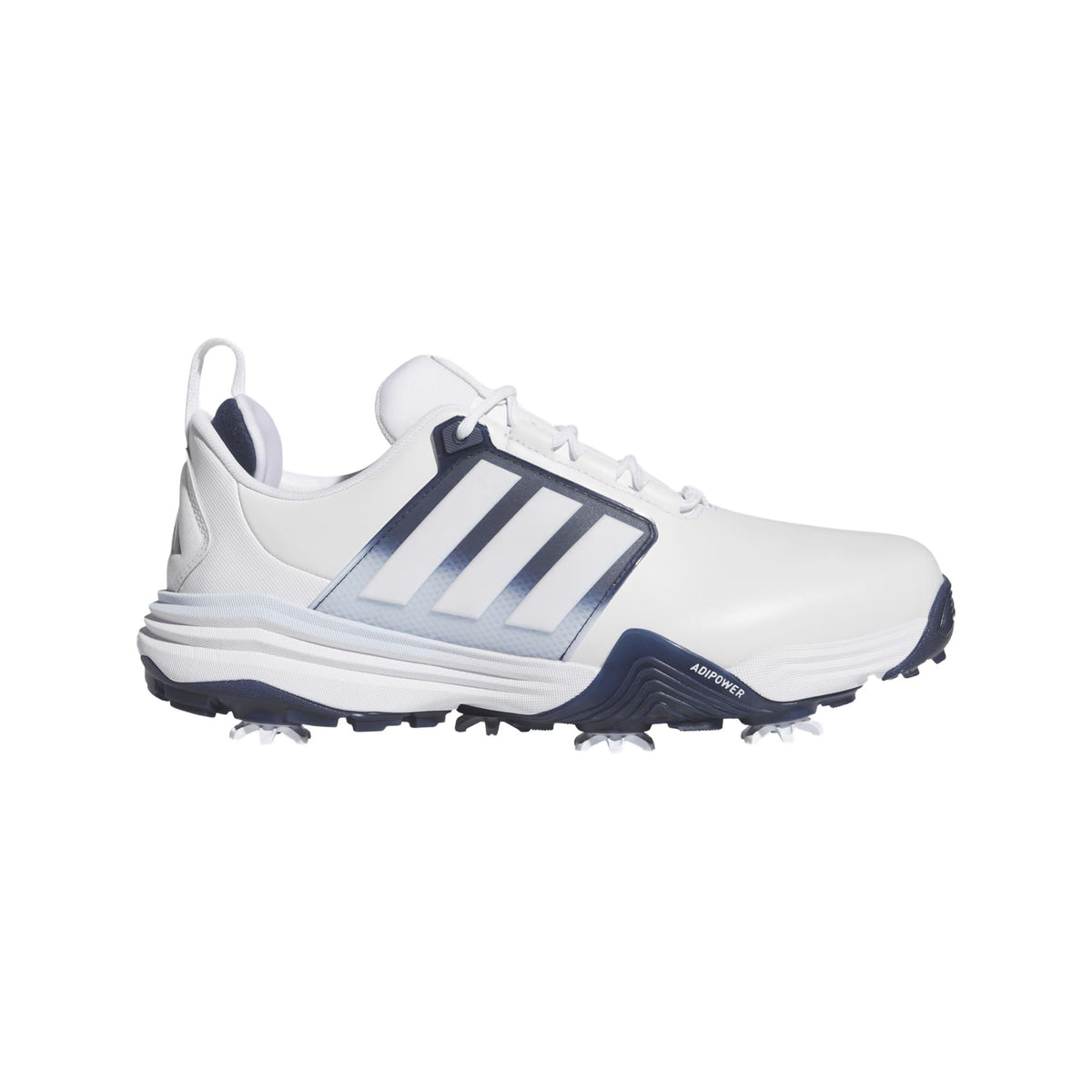 Adidas Adipower 26 Wide Golf Shoes - Cloud White / Collegiate Navy / Crystal Sky