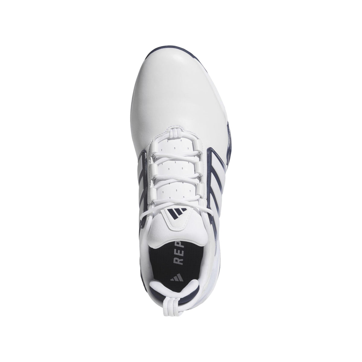 Adidas Adipower 26 Wide Golf Shoes - Cloud White / Collegiate Navy / Crystal Sky