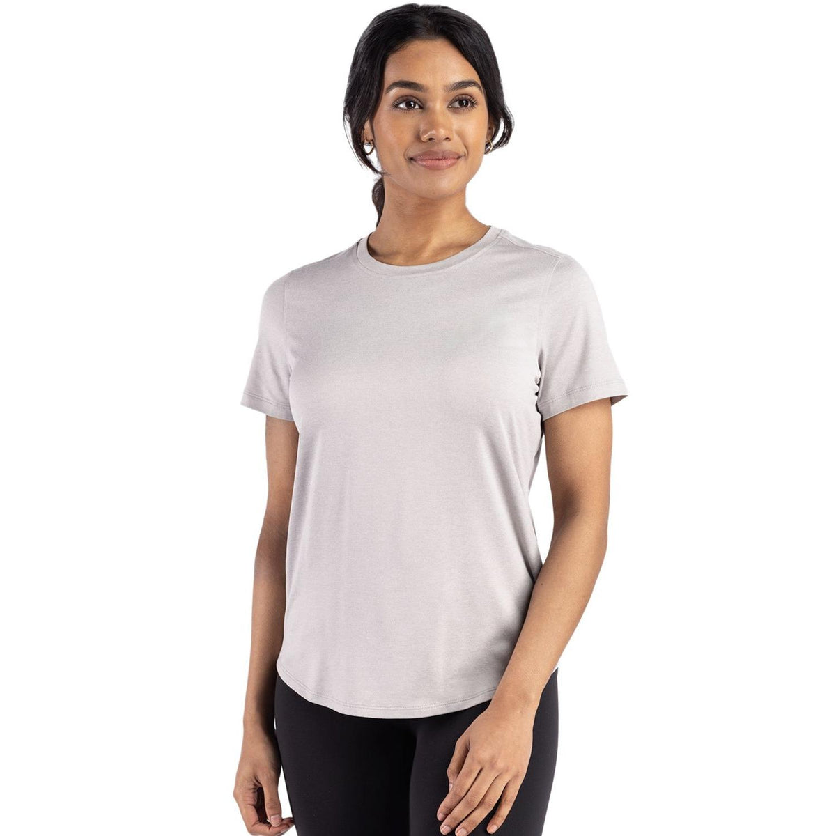 Cutter & Buck Coastline Recycled Double Peached Womens Short Sleeve Tee