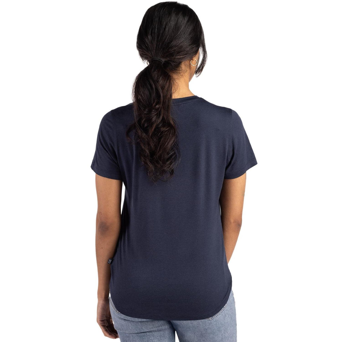 Cutter & Buck Coastline Recycled Double Peached Womens Short Sleeve Tee