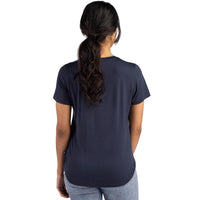 Cutter & Buck Coastline Recycled Double Peached Womens Short Sleeve Tee