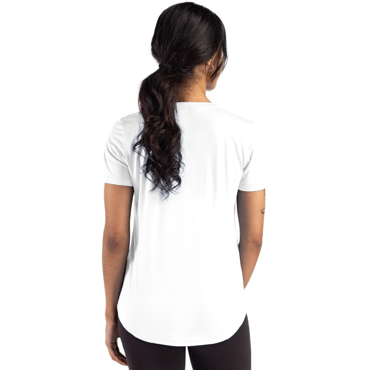 Cutter & Buck Coastline Recycled Double Peached Womens Short Sleeve Tee