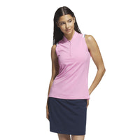 Adidas Ultimate365 Climacool Quarter-Zip Polo Shirt - St Tropic Bloom