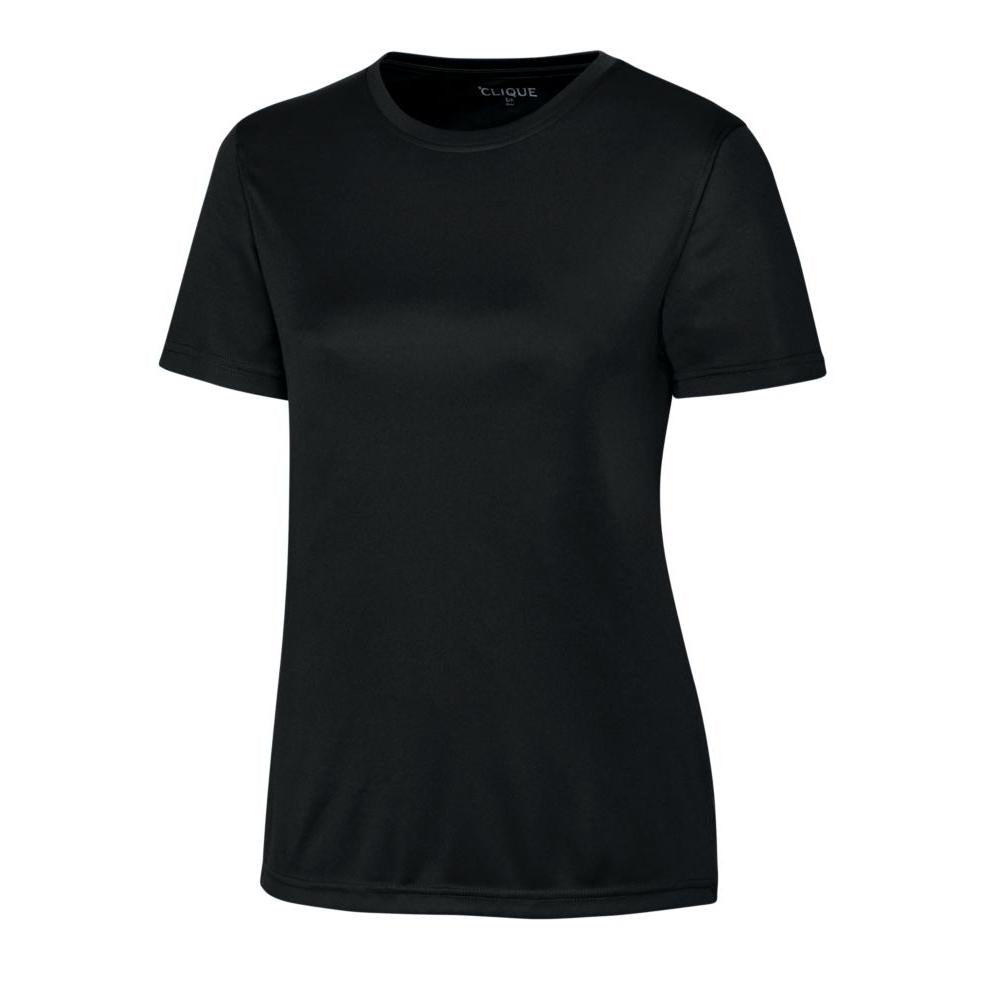 Clique Spin Solution-dyed Performance Jersey Womens Short Sleeve Tee