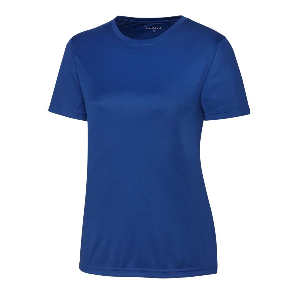 Clique Spin Solution-dyed Performance Jersey Womens Short Sleeve Tee