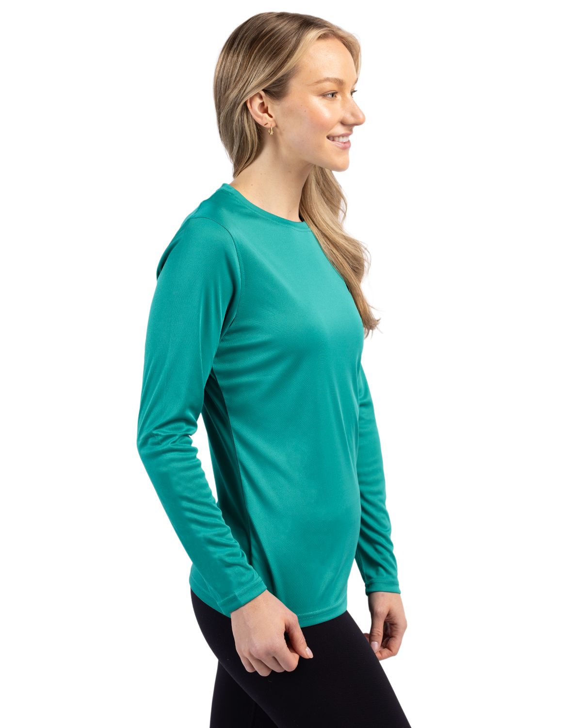 Clique Spin Solution-dyed Performance Jersey Womens Long Sleeve Tee