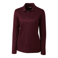Clique Ice Pique Tech Womens Long Sleeve Polo