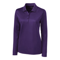 Clique Ice Pique Tech Womens Long Sleeve Polo