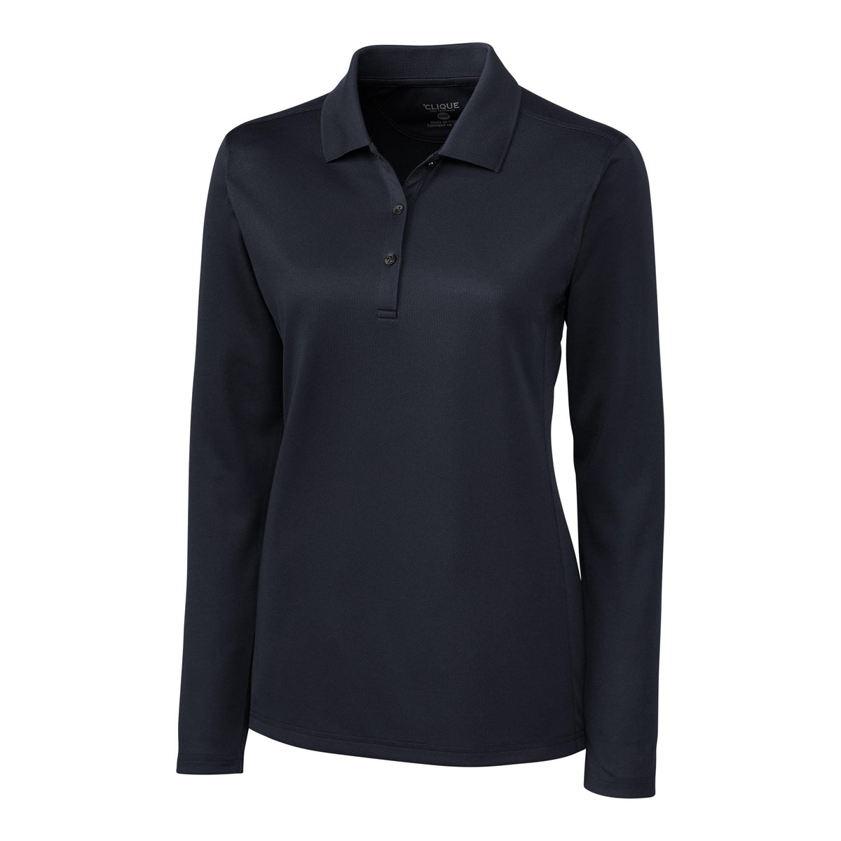 Clique Ice Pique Tech Womens Long Sleeve Polo