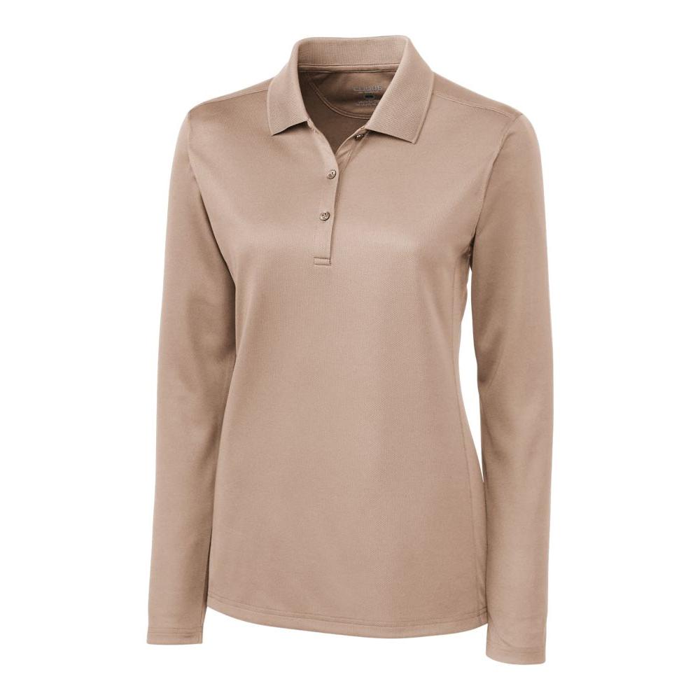 Clique Ice Pique Tech Womens Long Sleeve Polo