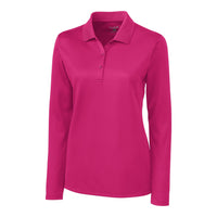 Clique Ice Pique Tech Womens Long Sleeve Polo