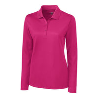Clique Ice Pique Tech Womens Long Sleeve Polo
