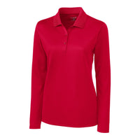 Clique Ice Pique Tech Womens Long Sleeve Polo