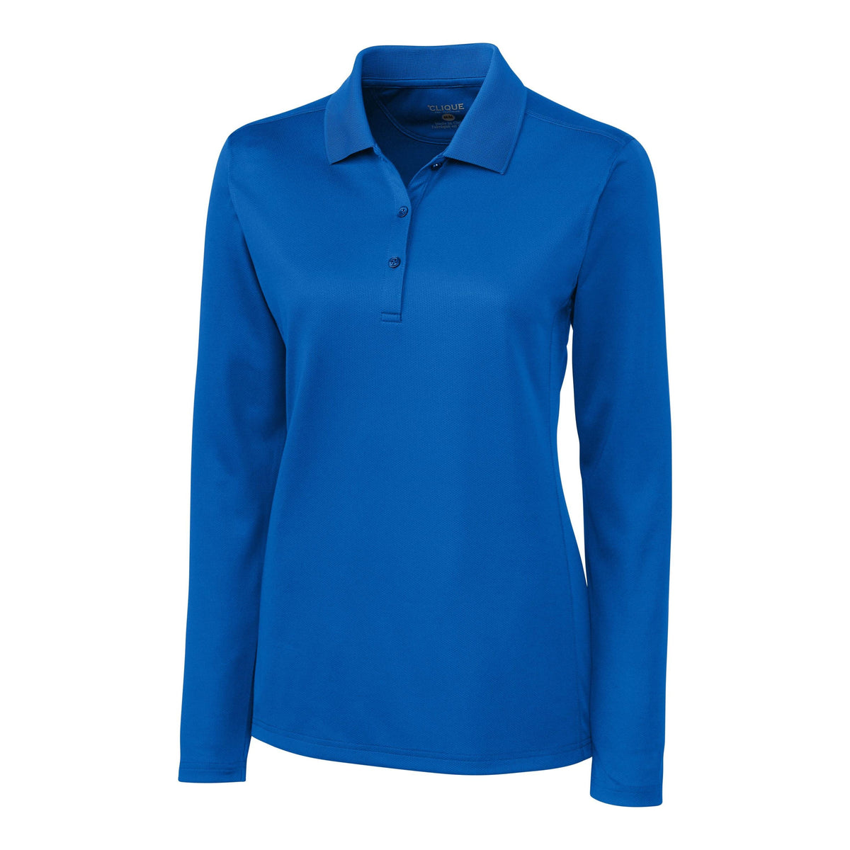 Clique Ice Pique Tech Womens Long Sleeve Polo