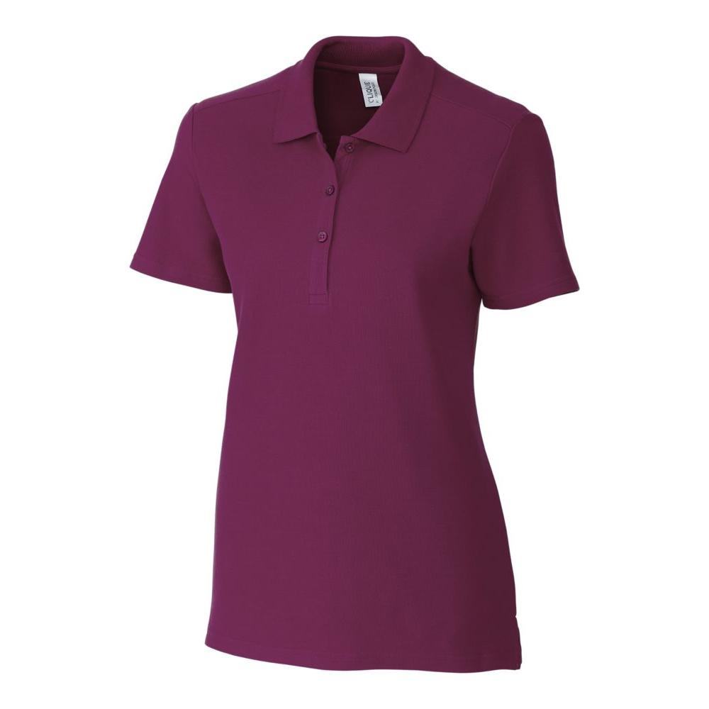 Clique Addison All Cotton Pique Womens Polo