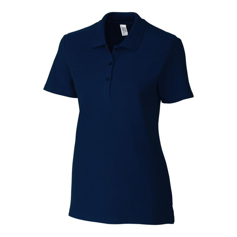 Clique Addison All Cotton Pique Womens Polo