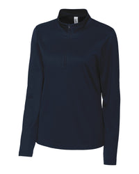 Clique Spin Solution-dyed Performance Interlock Womens Half Zip