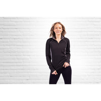 Clique Ice Pique Colorblock Tech Womens Half Zip