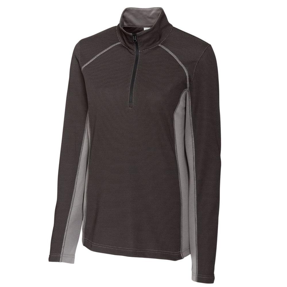 Clique Ice Pique Colorblock Tech Womens Half Zip