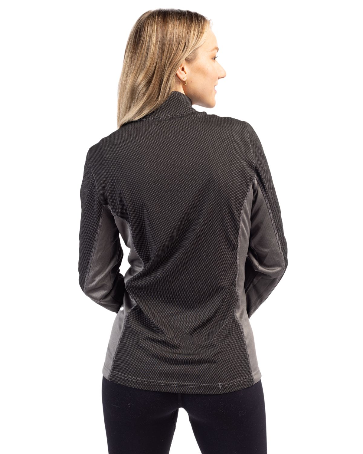 Clique Ice Pique Colorblock Tech Womens Half Zip
