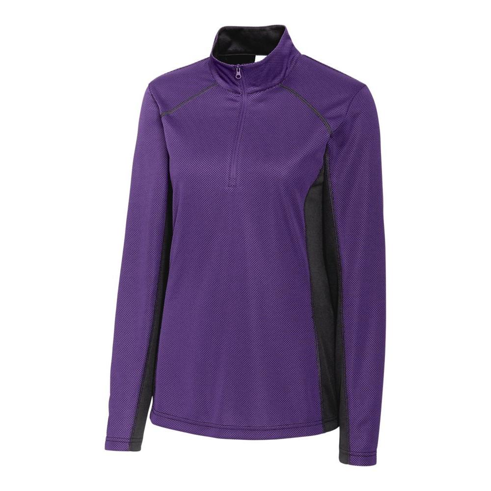 Clique Ice Pique Colorblock Tech Womens Half Zip