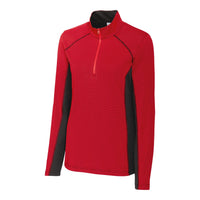 Clique Ice Pique Colorblock Tech Womens Half Zip