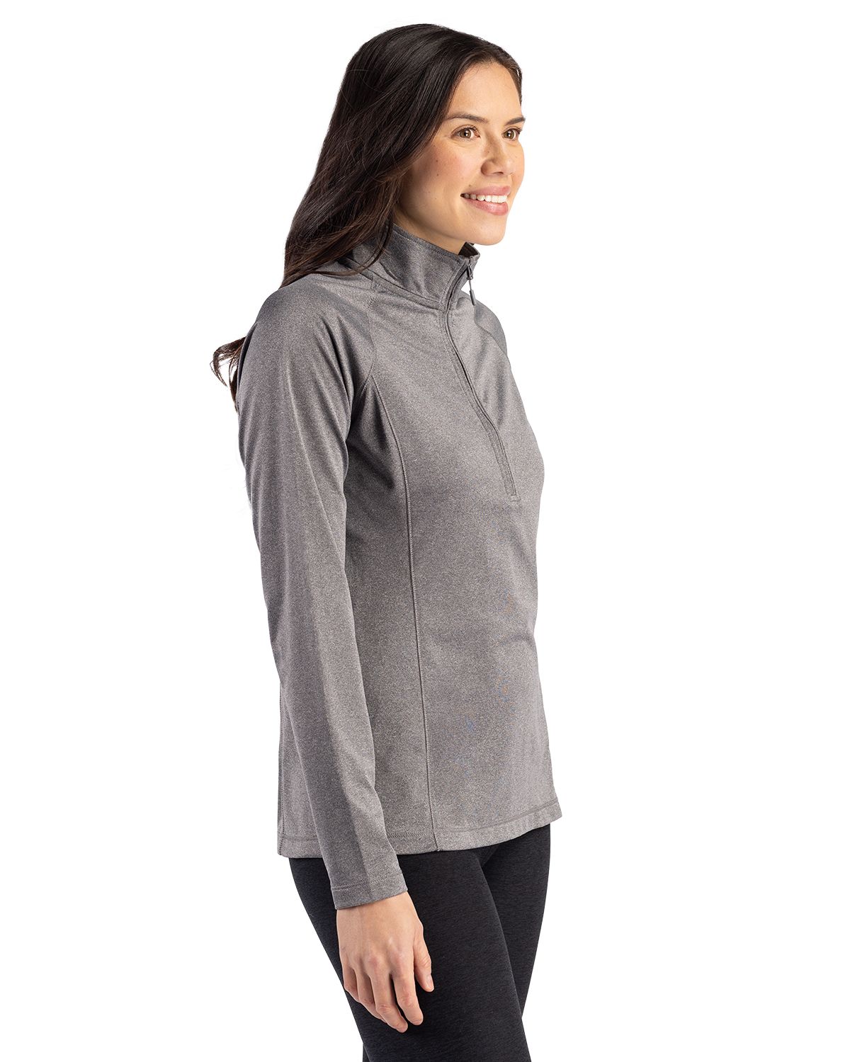 Clique Dash Recycled Womens Quarter Zip Sweatshirt