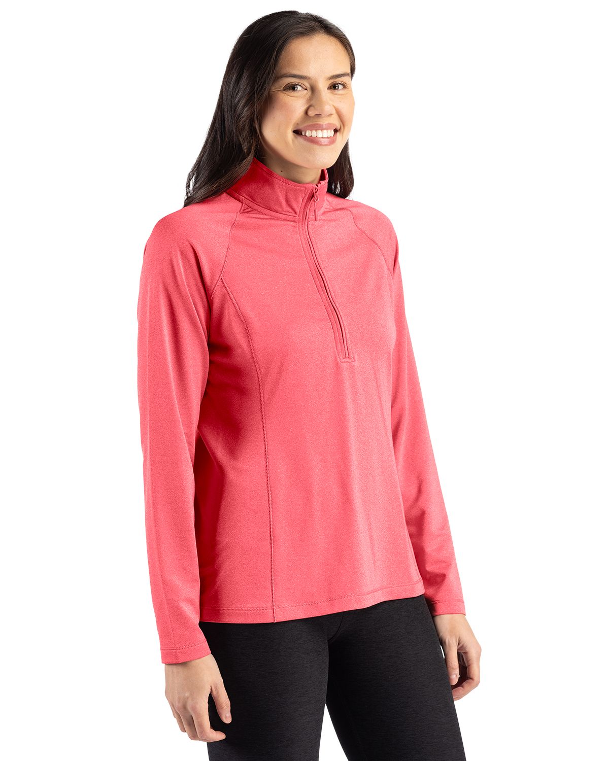 Clique Dash Recycled Womens Quarter Zip Sweatshirt