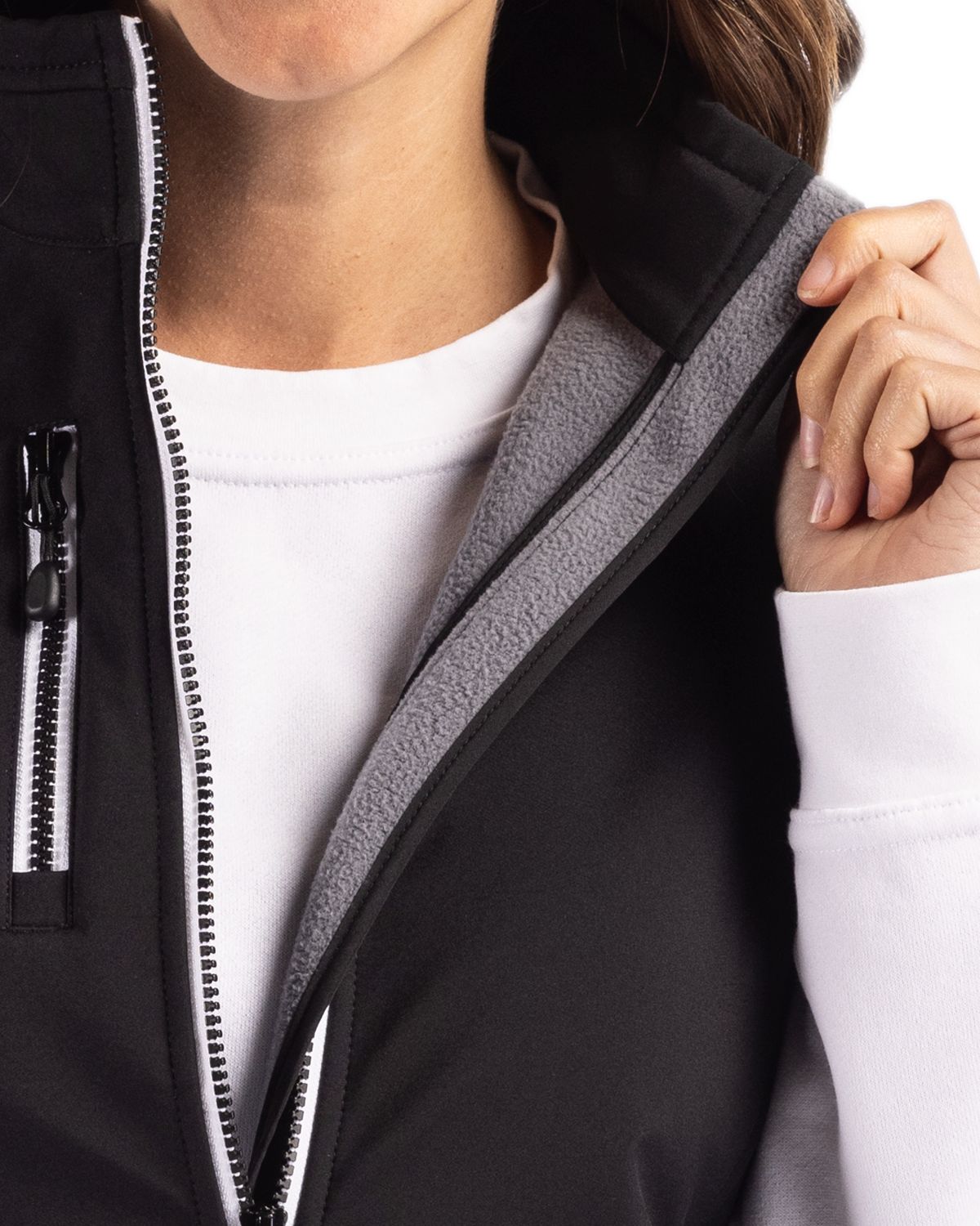 Clique Telemark Recycled Stretch Softshell Womens Full Zip Vest