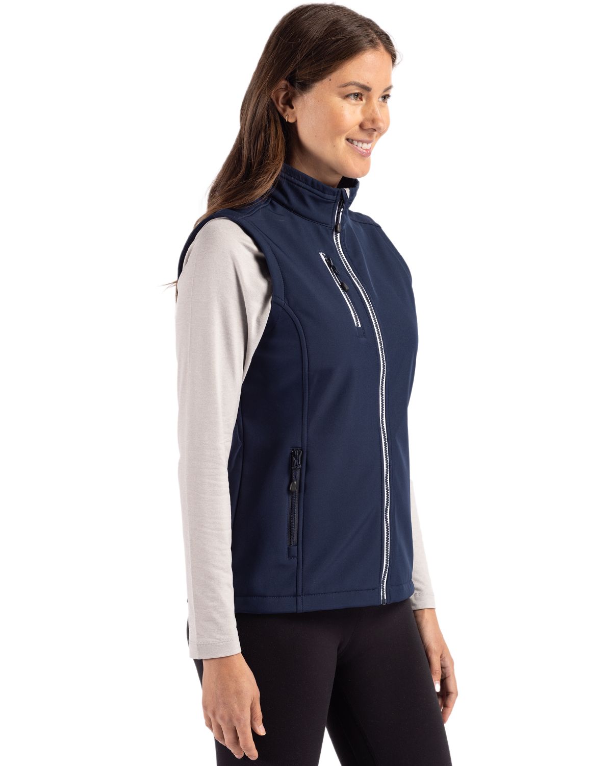 Clique Telemark Recycled Stretch Softshell Womens Full Zip Vest