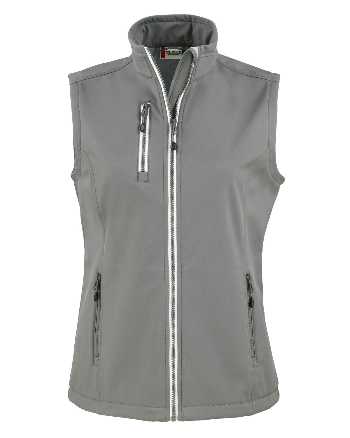 Clique Telemark Recycled Stretch Softshell Womens Full Zip Vest