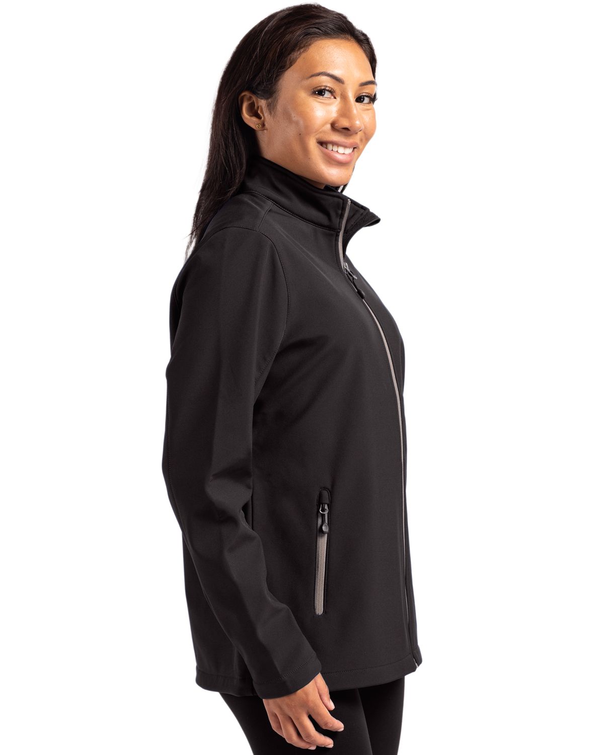 Clique Tempo Recycled Stretch Softshell Womens Full Zip Jacket