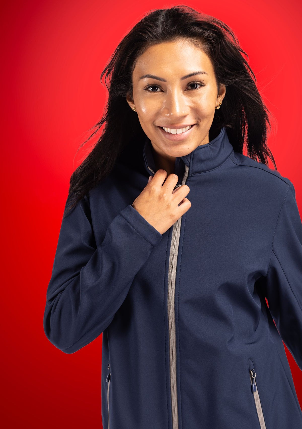 Clique Tempo Recycled Stretch Softshell Womens Full Zip Jacket
