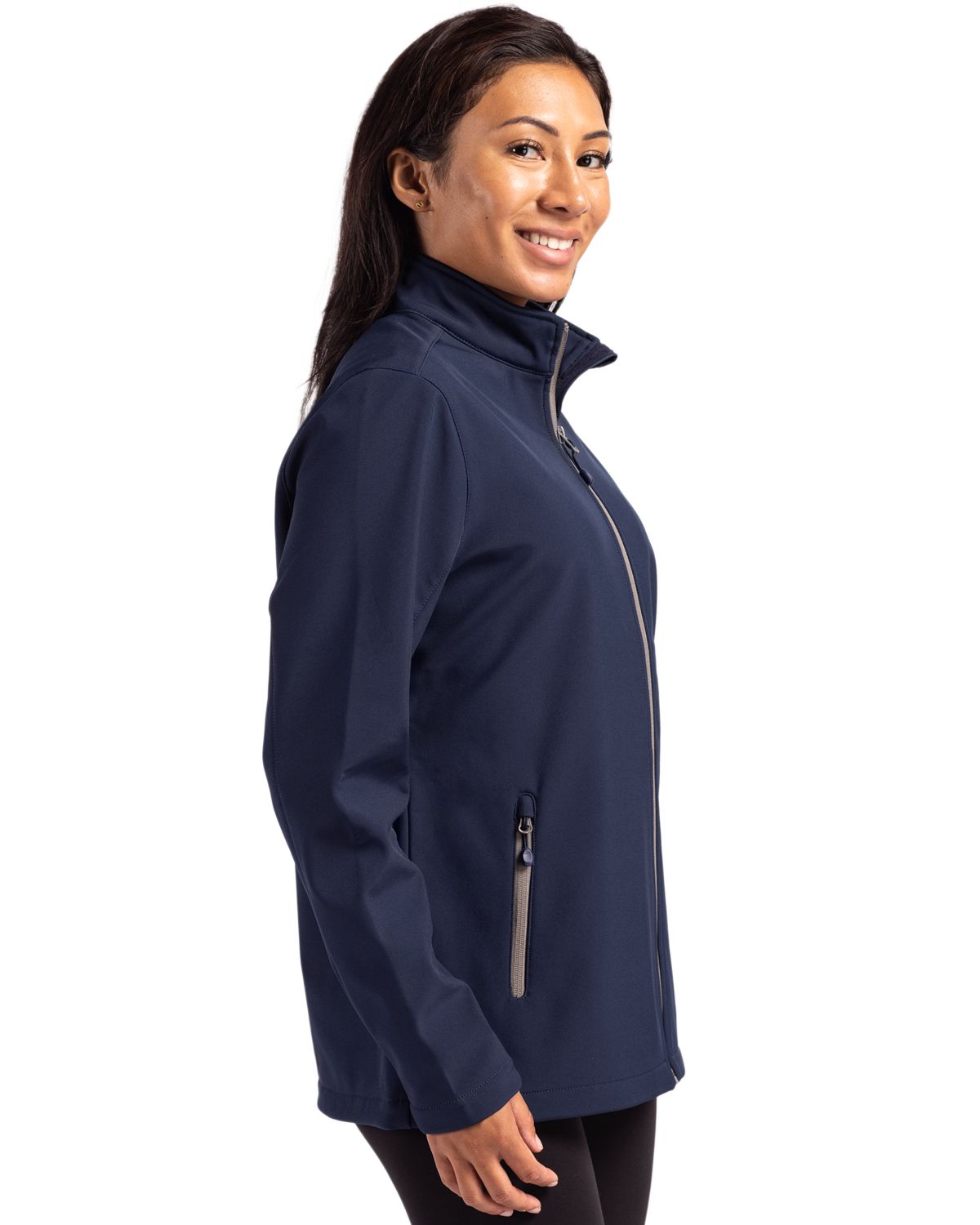 Clique Tempo Recycled Stretch Softshell Womens Full Zip Jacket